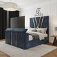 Vector Gold Trim TV Bed