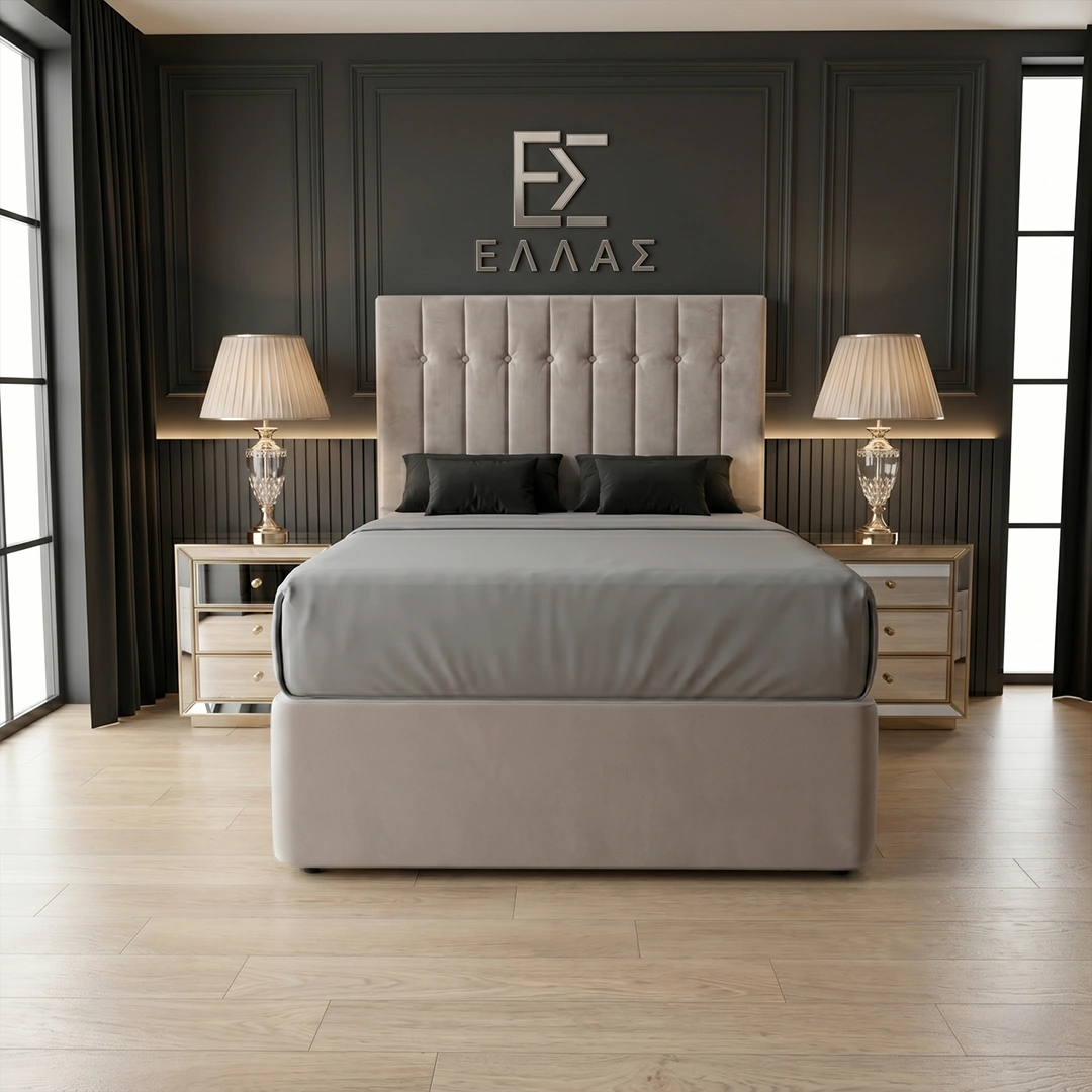 Vertical Tufted  Divan Bed