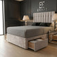 Vertical Tufted  Divan Bed