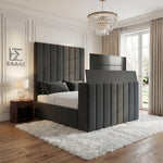 Verto TV Bed with Storage, Verto TV Bed, Storage Compartment Bed, High Headboard Bed