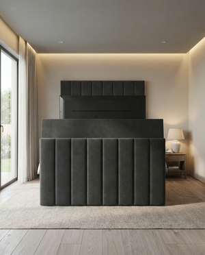 Verto bed with TV in footboard