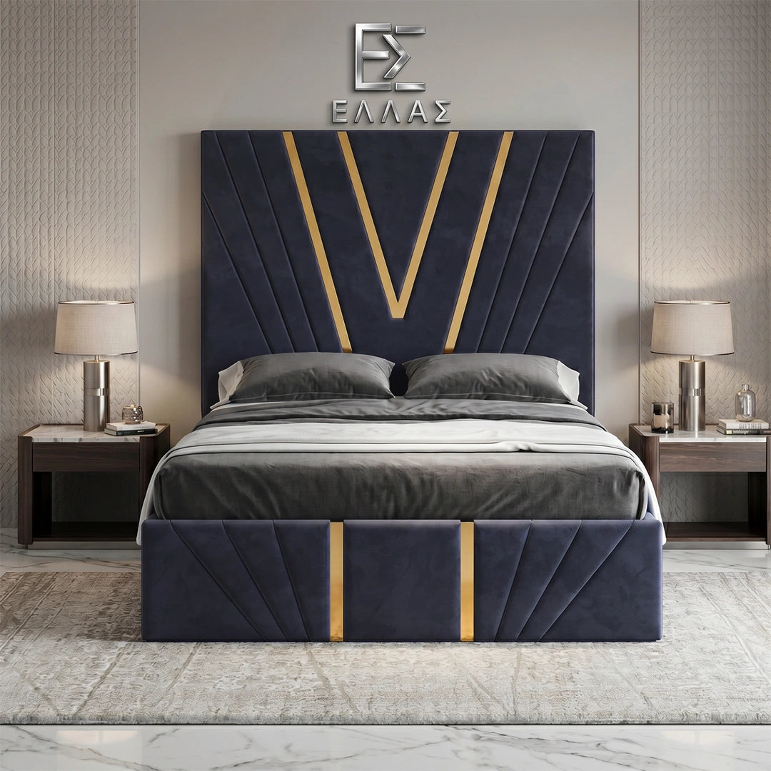 Vector Gold Trim Bed