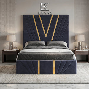 Vector Gold Trim Bed