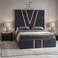 Vector Gold Trim Bed
