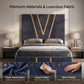 Vector Gold Trim Bed