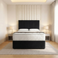 Calligenia Divan Bed - Black Plush Velvet