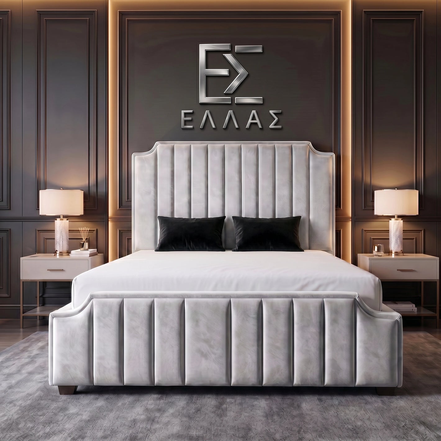 Zara Ottoman Bed - Almond Coniston