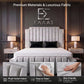 Zara Ottoman Bed - Almond Coniston