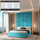 Elysium Luxe High Headboard with Optional Ottoman Storage