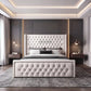 Alison Chesterfield Wingback Storage Bed Frame