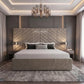Aqua Storage Bed with Wide Headboard