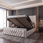 Alison Chesterfield Wingback Storage Bed Frame