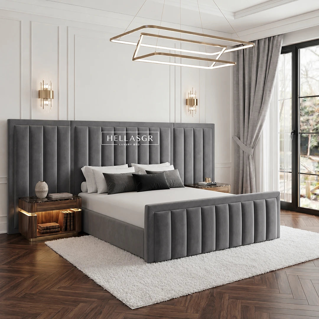Luxe Arizona Bed Frame Optional Ottoman Storage, Optional Storage Bed, Frame Optional Ottoman Storage Bed