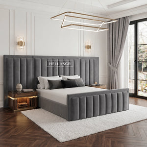 Luxe Arizona Bed Frame Optional Ottoman Storage, Optional Storage Bed, Frame Optional Ottoman Storage Bed