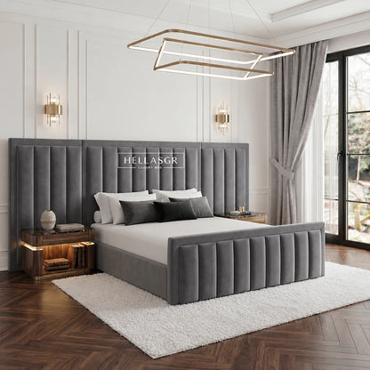 Luxe Arizona Bed Frame Optional Ottoman Storage